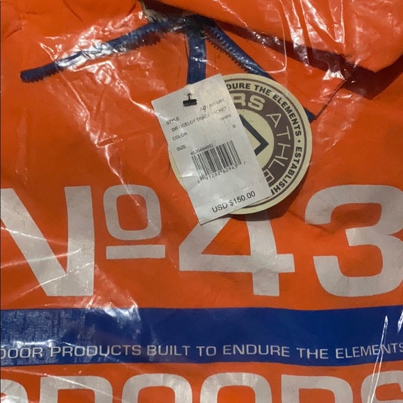 🔥DC Droors Ocelot Tracksuit Jacket Blazing Orange - Picture 9 of 9